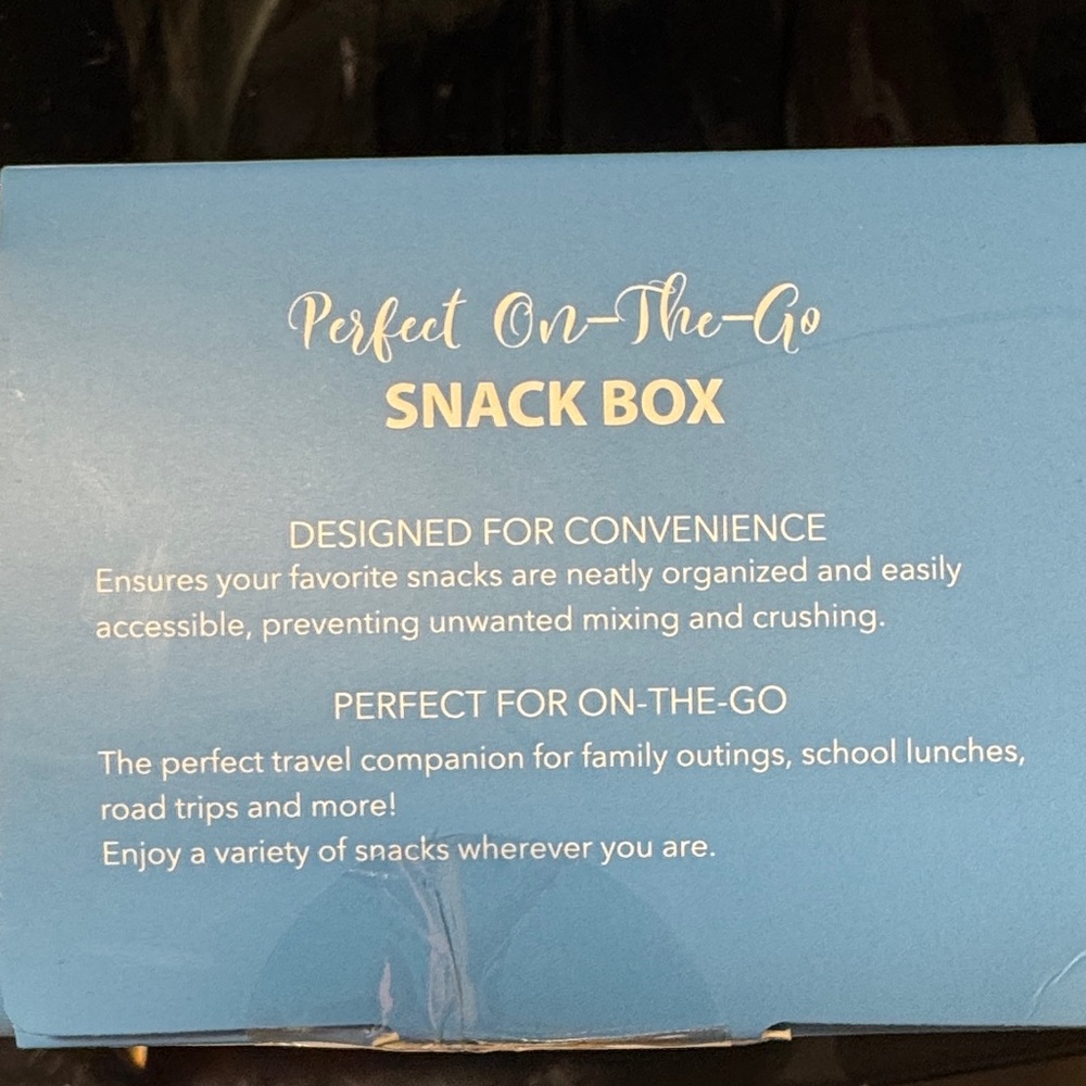 CWC Snack Box with Alphabet Compartments - Picture 2 of 4